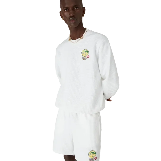 Tennis Mascot Quilted Sweatshirt