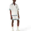 Tennis Mascot Short Sleeve Silk Twill Shirt Tennis Mascot Short Sleeve Silk Twill Shirt