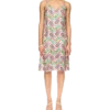 Tennis Monogram Silk Slip Dress Tennis Monogram Silk Slip Dress