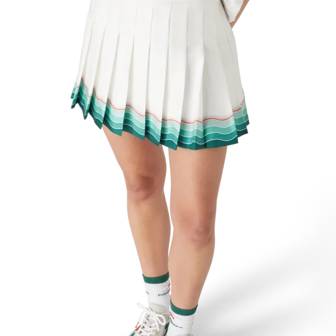 Tennis Pleated Silk Pleated Mini Skirt Tennis Pleated Silk Pleated Mini Skirt