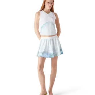 Tennis Printed Racer Top
