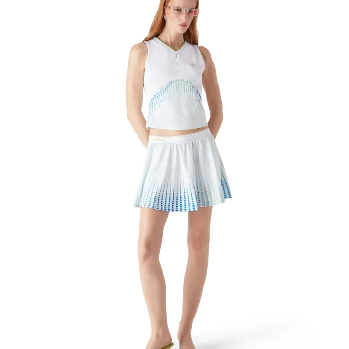 Tennis Printed Racer Top Tennis Printed Racer Top