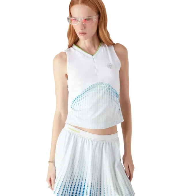 Tennis Printed Racer Top Tennis Printed Racer Top