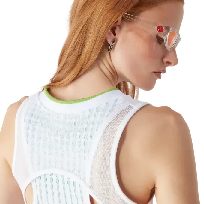 Tennis Printed Racer Top Tennis Printed Racer Top
