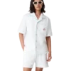 Tennis Stripe Towelling Shirt