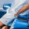 Tennis Stripe Towelling Shirt