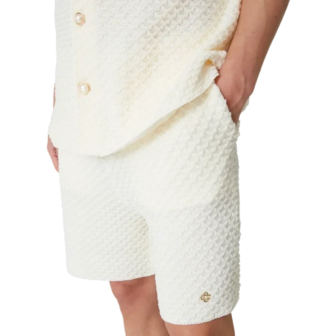 Textured Knitted Shorts Textured Knitted Shorts