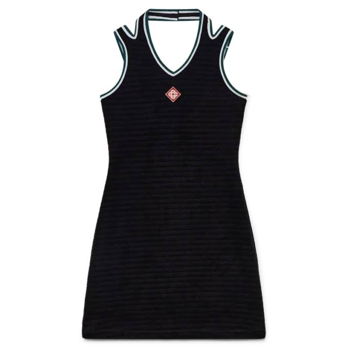 Textured Velour Tennis Dress Textured Velour Tennis Dress