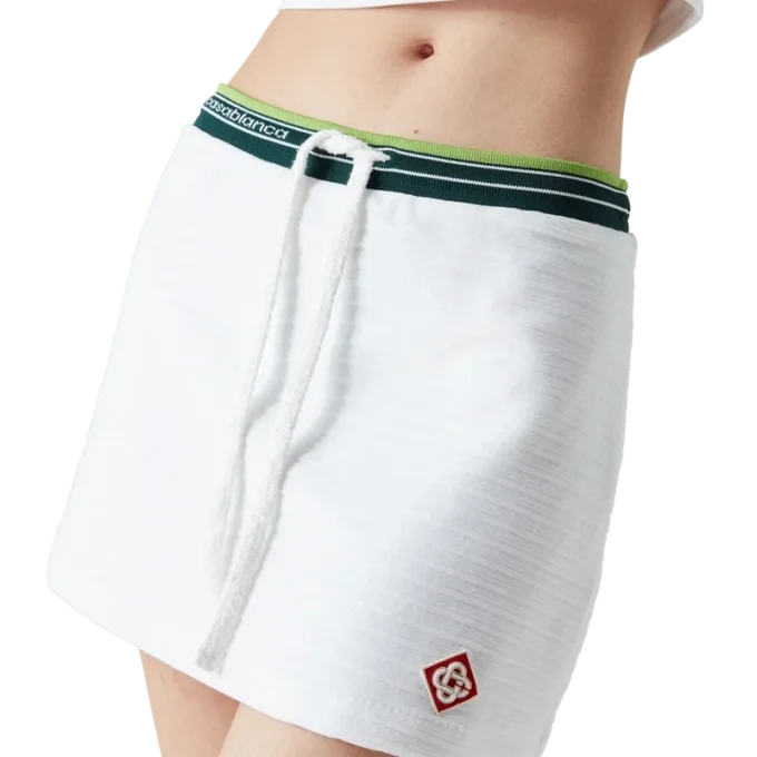 Textured Velour Tennis Skirt Textured Velour Tennis Skirt