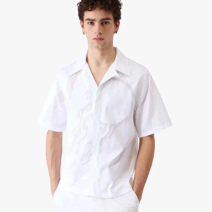 The Art of the Serve Fil Coupe Short Sleeve Shirt The Art of the Serve Fil Coupe Short Sleeve Shirt