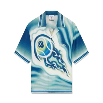 The Art of the Serve Short Sleeve Silk Shirt
