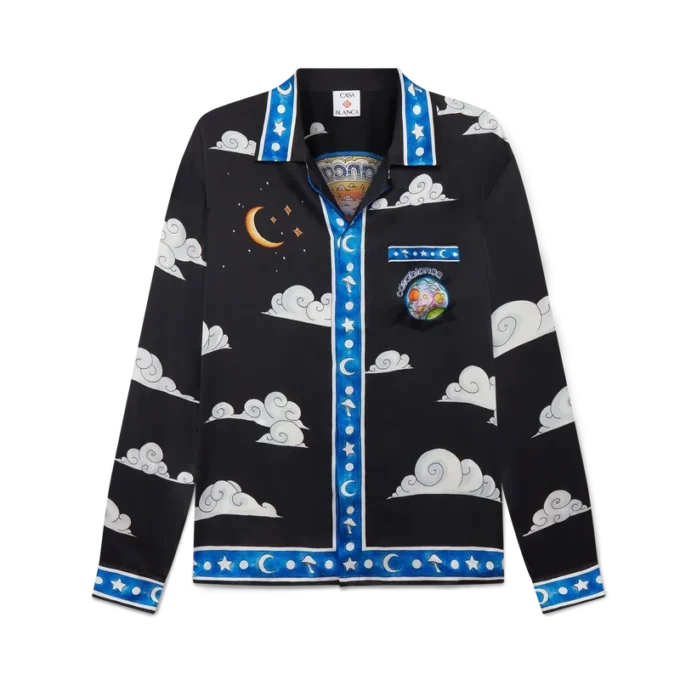 The Four Elements Long Sleeve Silk Shirt