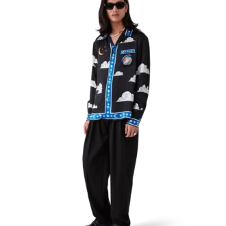The Four Elements Long Sleeve Silk Shirt