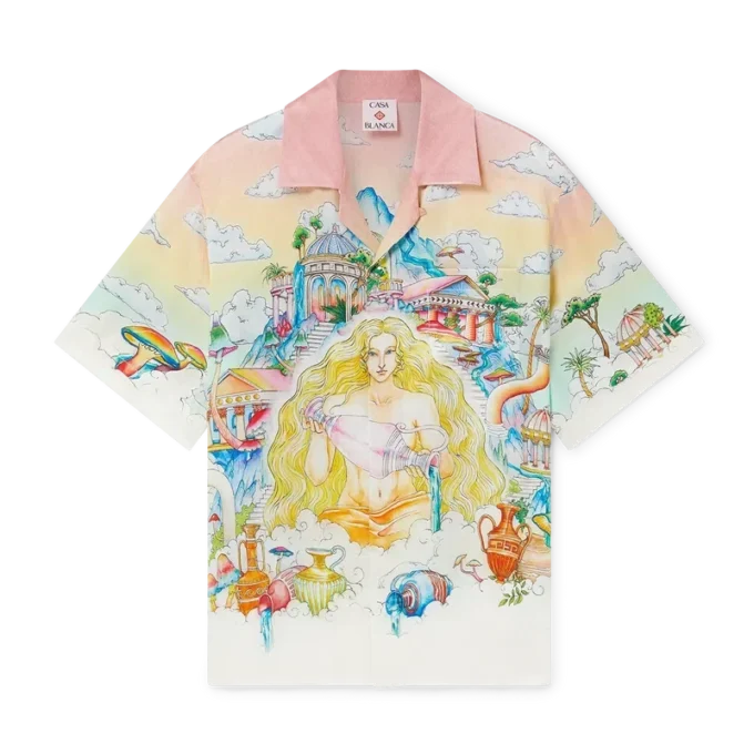 The Road to Knowledge Short Sleeve Silk Shirt