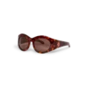 Tortoiseshell Goggle Sunglasses| Casablanca Paris Tortoiseshell Goggle Sunglasses| Casablanca Paris