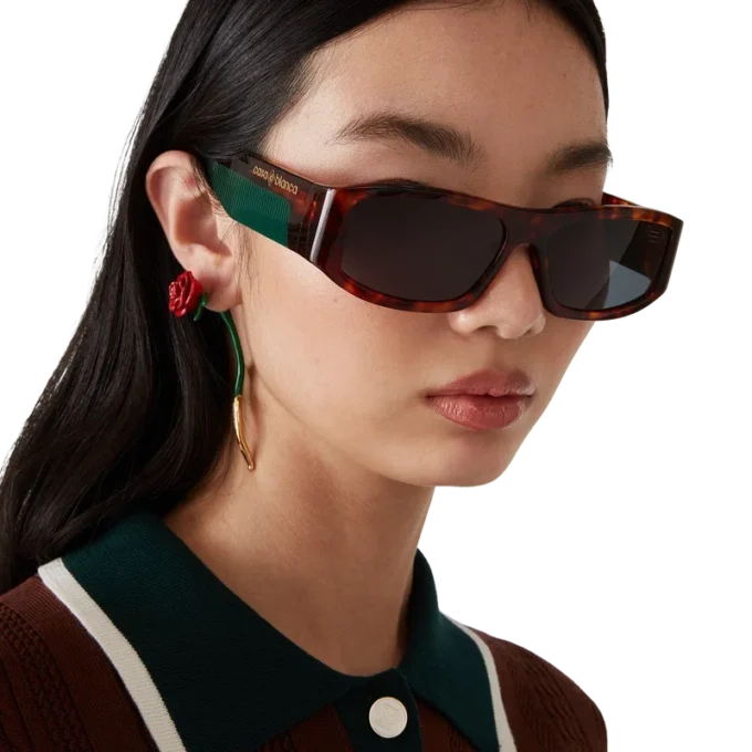 Tortoiseshell Rectangular Sunglasses Tortoiseshell Rectangular Sunglasses