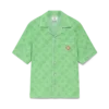 Towelling Monogram Short Sleeve Shirt