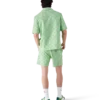 Towelling Monogram Short Sleeve Shirt