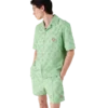 Towelling Monogram Short Sleeve Shirt