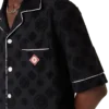 Towelling Monogram Short Sleeve Shirt Towelling Monogram Short Sleeve Shirt