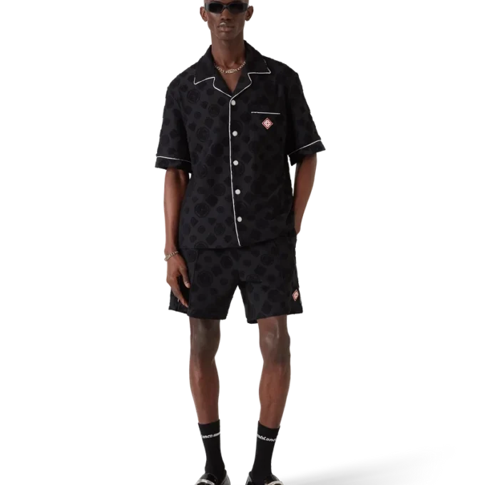 Towelling Monogram Shorts Towelling Monogram Shorts