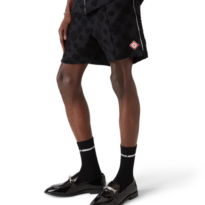 Towelling Monogram Shorts Towelling Monogram Shorts