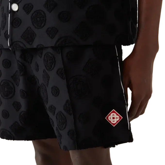 Towelling Monogram Shorts Towelling Monogram Shorts