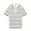 Tuck Stitch Short Sleeve Polo Shirt