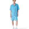 Velour Short Sleeve Stripe Shirt Velour Short Sleeve Stripe Shirt