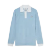 Velour Stripe Polo Shirt