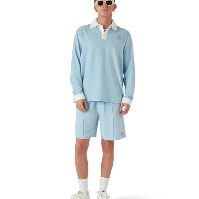 Velour Stripe Shorts Velour Stripe Shorts