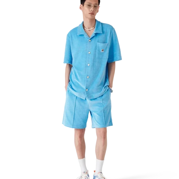 Velour Stripe Shorts Velour Stripe Shorts