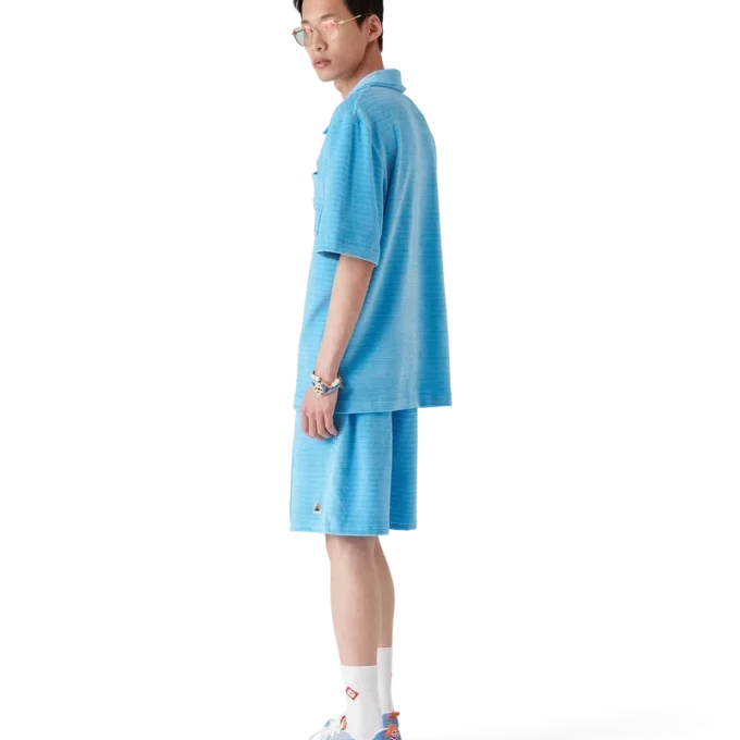Velour Stripe Shorts Velour Stripe Shorts