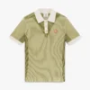 Vertical Stripe Short Sleeve Polo Shirt