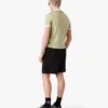 Vertical Stripe Short Sleeve Polo Shirt