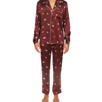 Vices Silk Satin Pyjama Shirt
