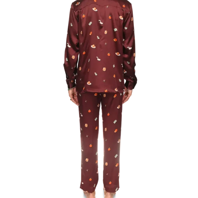Vices Silk Satin Pyjama Shirt