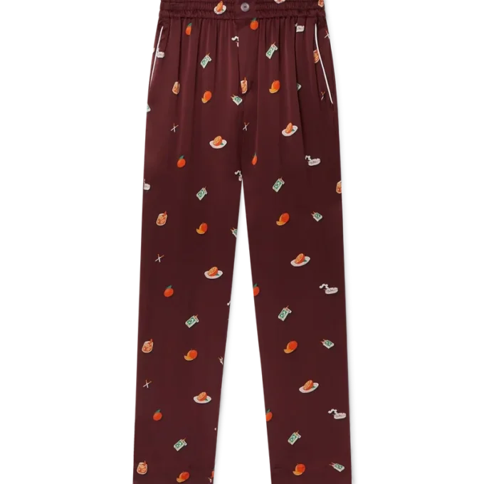 Vices Silk Satin Pyjama Trousers