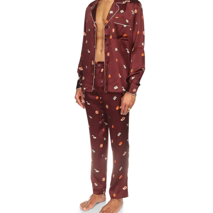 Vices Silk Satin Pyjama Trousers