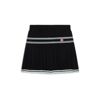 Viscose Pleated Mini Skirt