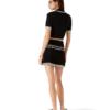Viscose Pleated Mini Skirt Viscose Pleated Mini Skirt