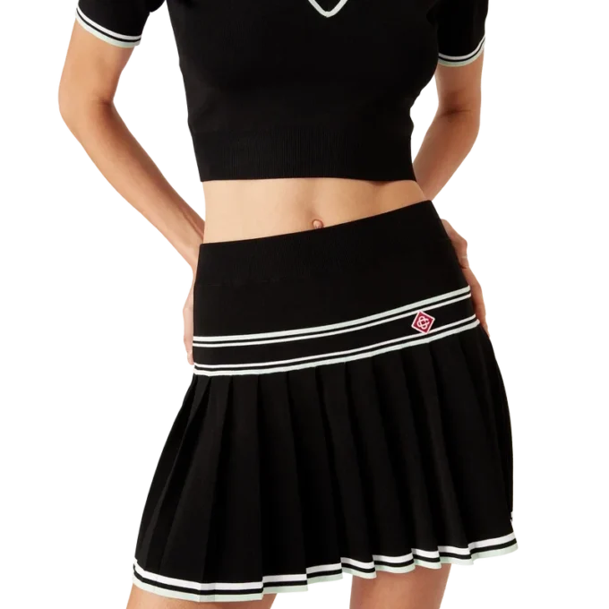 Viscose Pleated Mini Skirt Viscose Pleated Mini Skirt