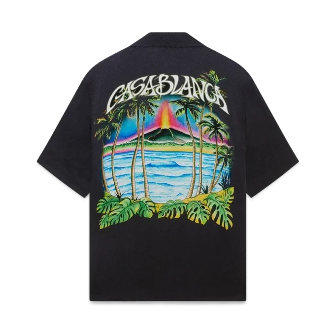 Volcano Short Sleeve Jacquard Classic Shirt