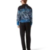 Warped Logo Ripple Windbreaker Jacket