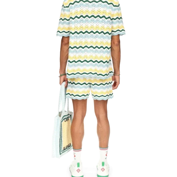 Wavy Boucle Shorts