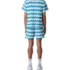 Wavy Gradient Crochet Shirt Wavy Gradient Crochet Shirt