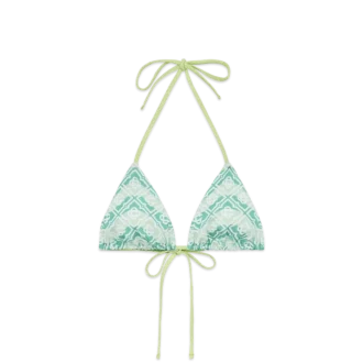 Wavy Monogram Bikini Top
