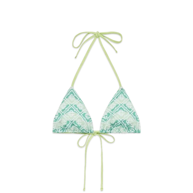 Wavy Monogram Bikini Top Wavy Monogram Bikini Top