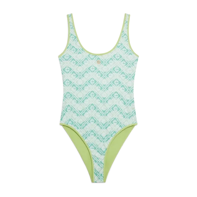 Wavy Monogram Swimsuit Wavy Monogram Swimsuit