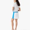White & Blue Pique Mini Skirt White & Blue Pique Mini Skirt